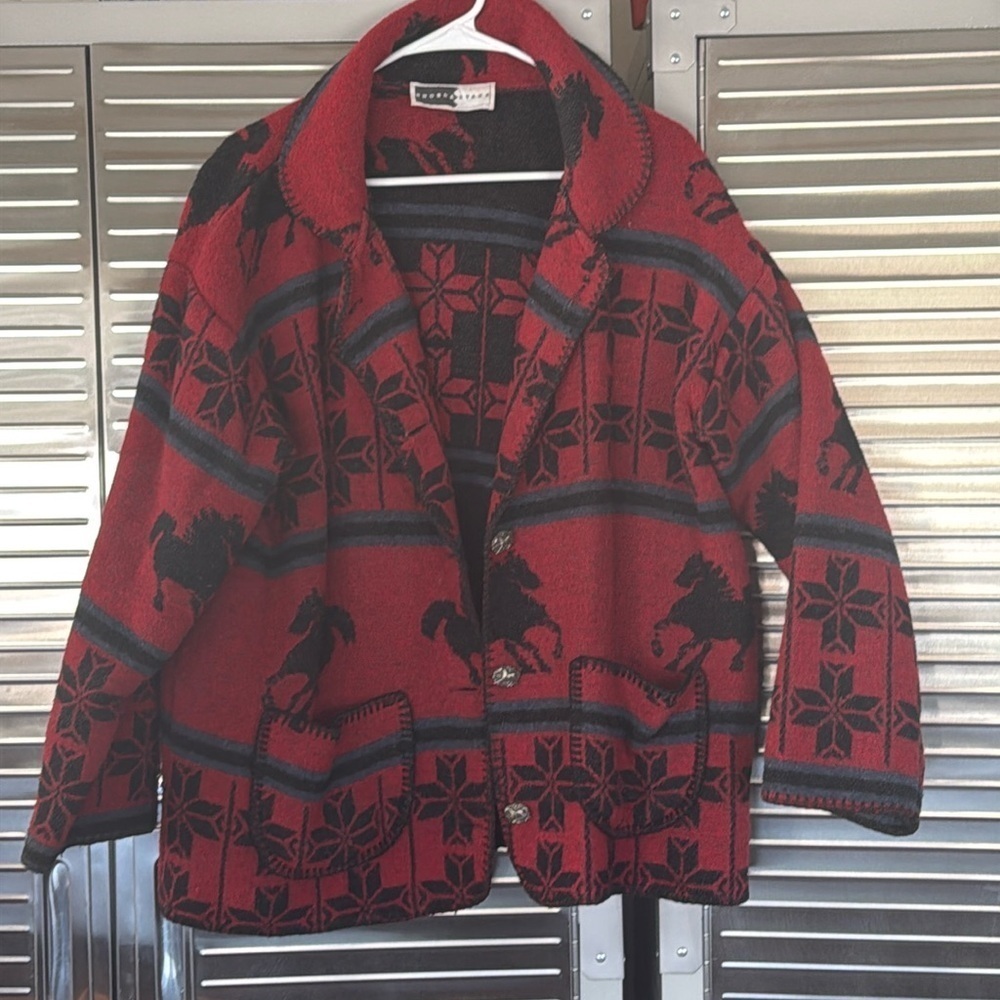 Rhonda Stark women’s size large car coat.
